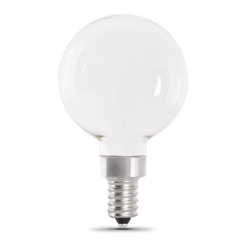 Ampoule DEL Feit G16.5 E12 (candélabre) blanc doux, 60 watts, équivalente à 2, 5,5 W
