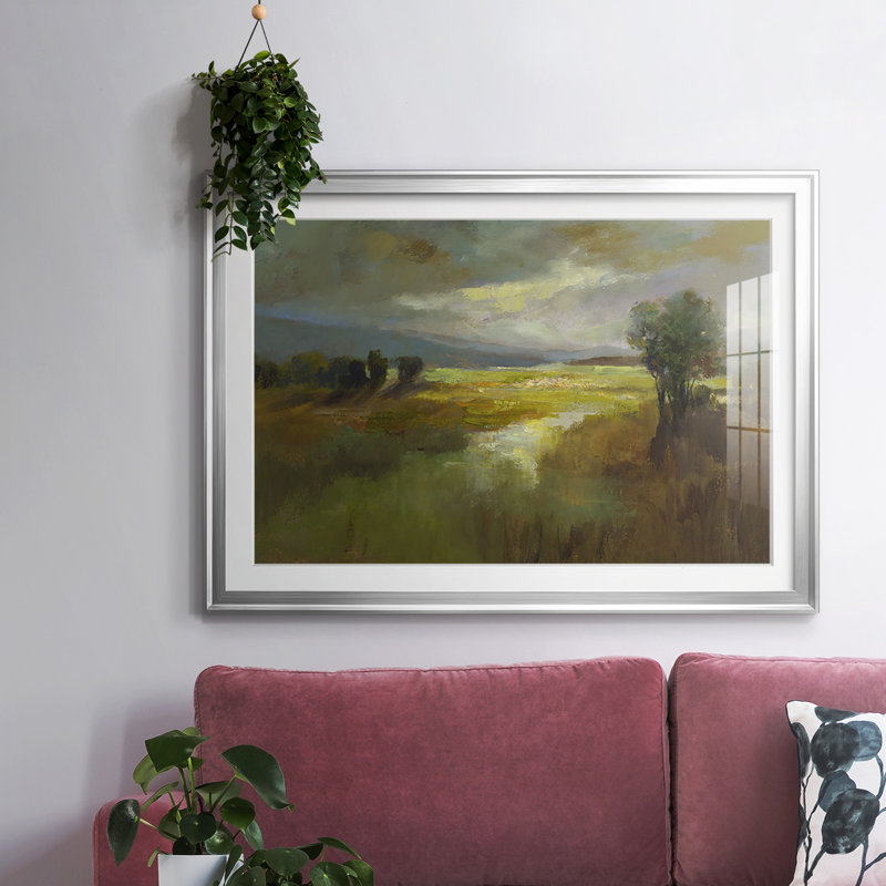 The Way Home, reproduction d'art encadrée sur papier, H 27 po x l 39 po x P 1,5 po, Argent