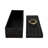 Sculptural Decorative Box for Home Decor - Decorative Storage Box with Lid and Gold Accent Handle - Jewelry Organizer or Memory Box for Vanity, Shelf, or Entryway Display - 7"-373215391