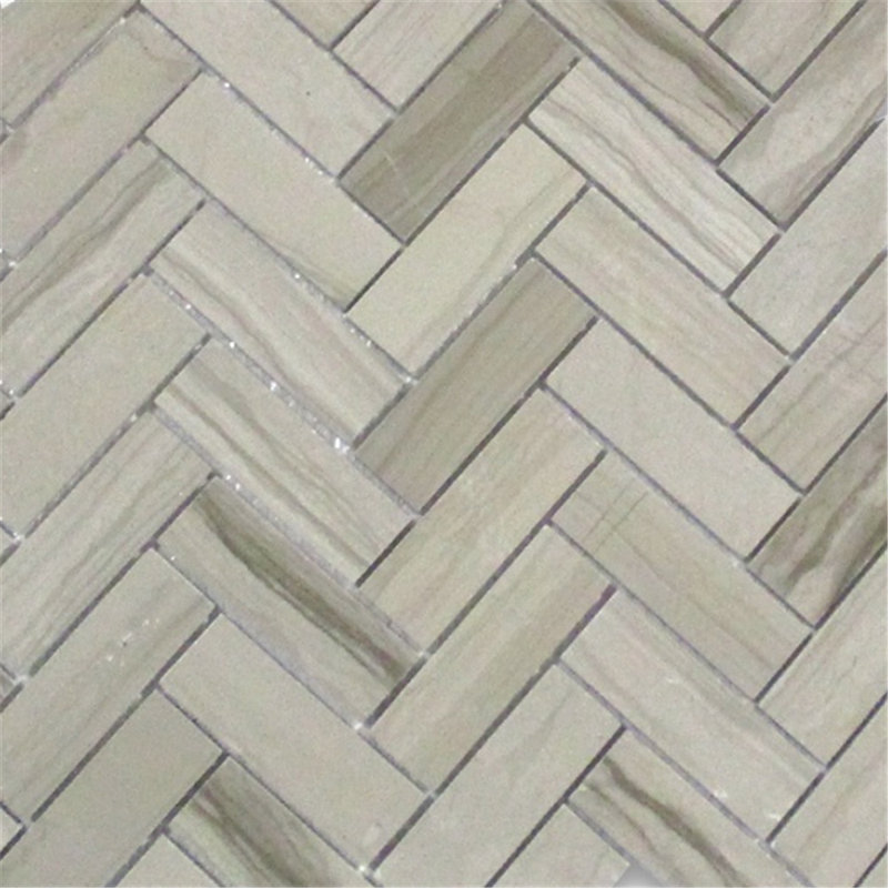 Carreau de mosaïque en marbre 13 po x 12 po