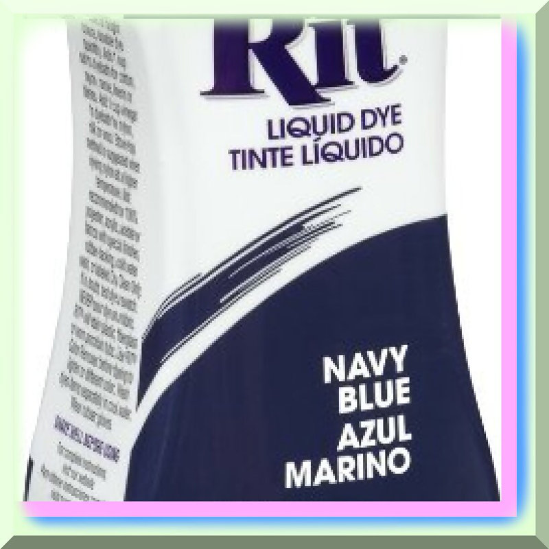 Navy Liquid Fabric Dye 8oz 2 Pack, Navy