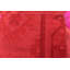 Tapis de la zone en laine rouge/rose 4 pi 6 po x 6 pi en laine one-of-kind à la main noué la new age Mirfield