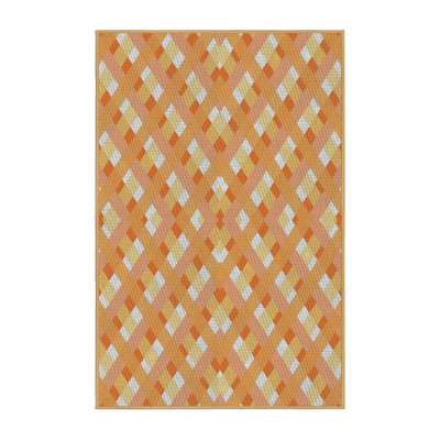 Tapis décoratif orange écossais Riverside Drive