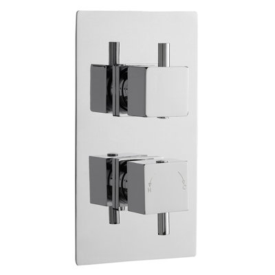Double Concealed Diverter Shower Valve