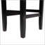Tabouret de comptoir 26 po en cuir ivoire sans dossier (ensemble de 2)