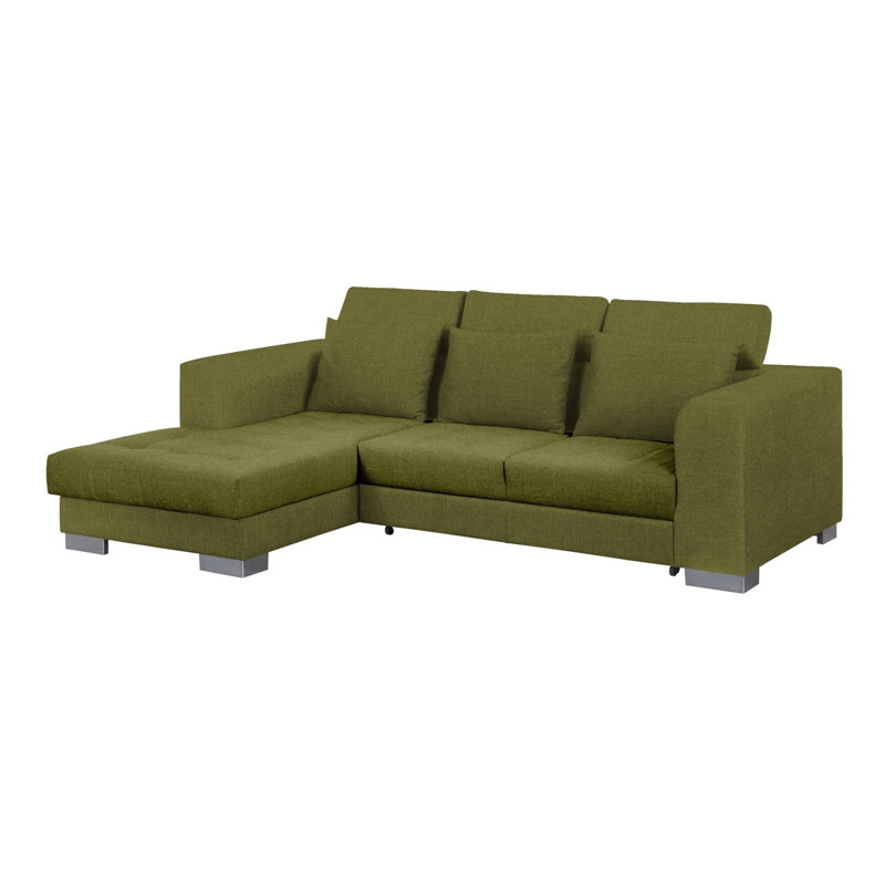 Kiana Sofa Bed, Green, Left