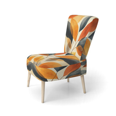 Chaise d'appoint Leaves - Chaise d'appoint Ficus III Earth Tone