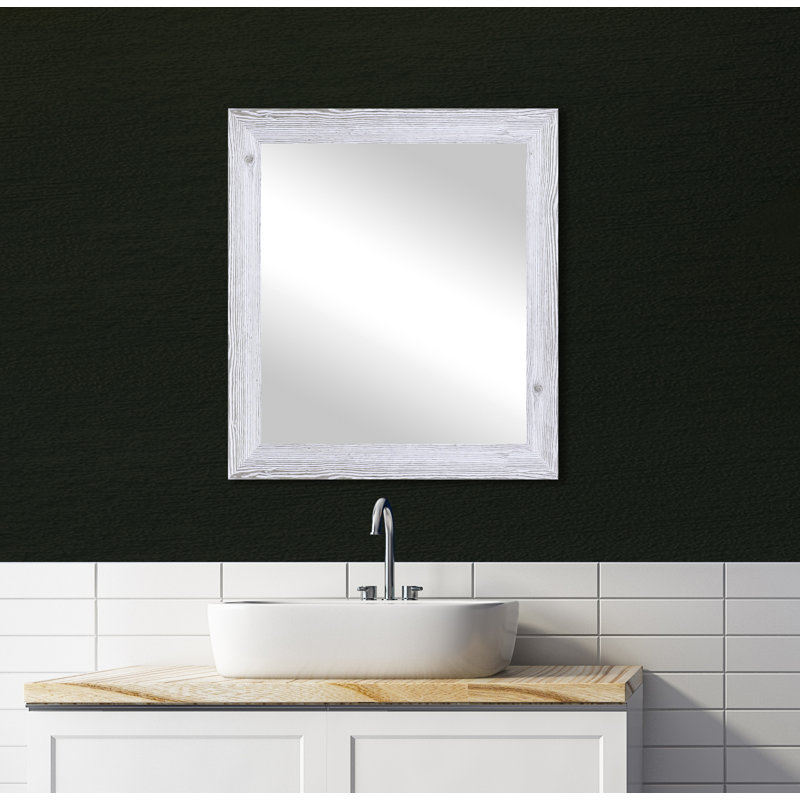 Miroir de salle de bain Chappa, 36 po x 33 po