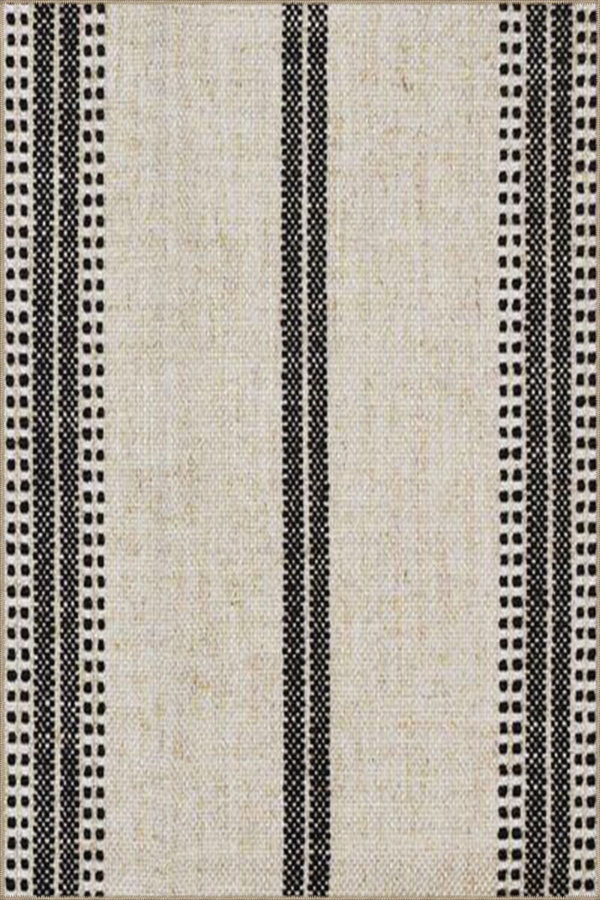 Striped Patterned Rug Corrigan Studio® Striped Wall Themed Patterned Woven Base Washable Rug ...