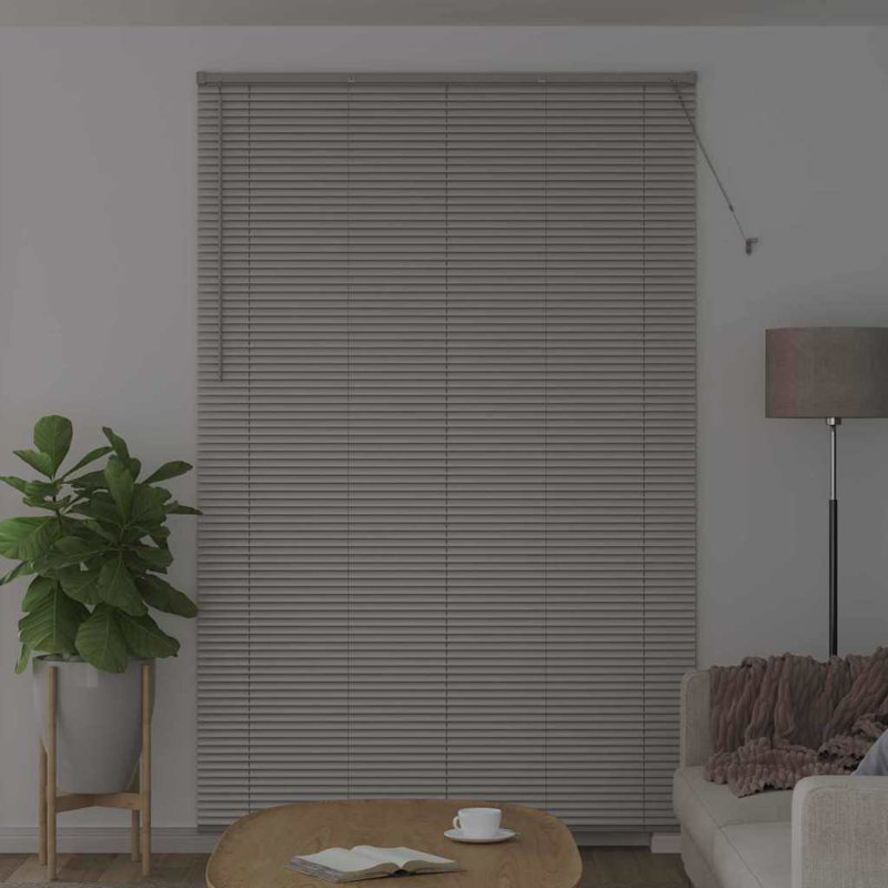 Horizontal/Venetian blind, Silver, 220cm L x 140cm W
