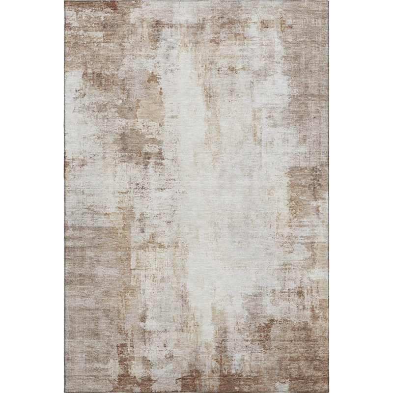 Premium Machine Washable Mayfield  modern Rug, 10' x 14', Beige