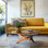 Fresca 17.2'' H Mid Century Modern Triangular Coffee Table, Pecan