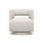 Crystle Swivel Barrel Chair Chair with Ottoman-2020068320-2020068238