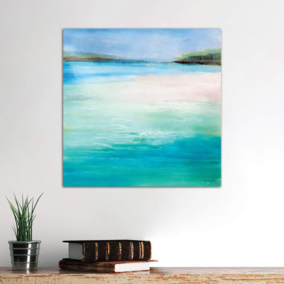 Cool Waters I - Wrapped Canvas Print