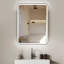 Armoire à pharmacie avec miroir en aluminium noir Reindeau-49903960