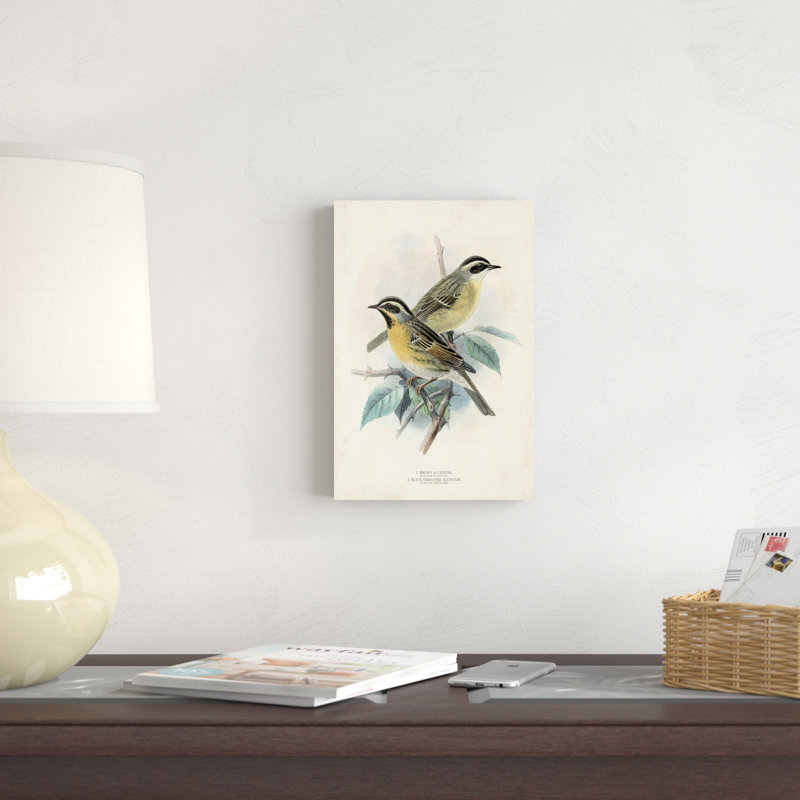 " Antique Birds I ", 12" H x 8" W x 1.25" D