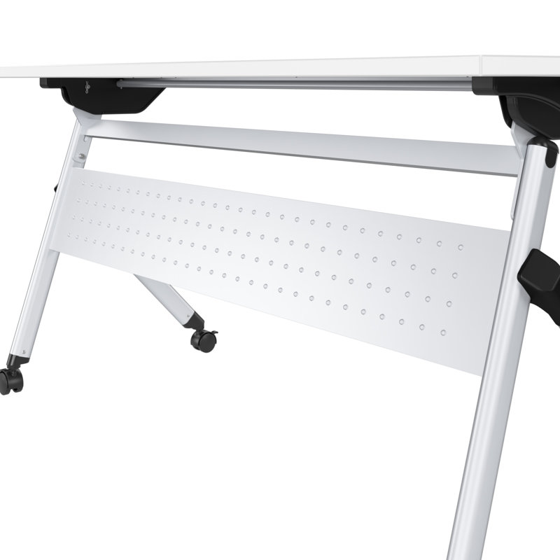 Table de formation et 2 chaises pliantes avec accoudoirs Bush Business Furniture Envision, H 30 po x L 72 po x l 23,5 po