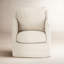 Banks Swivel Slipcovered Armchair-1222924637