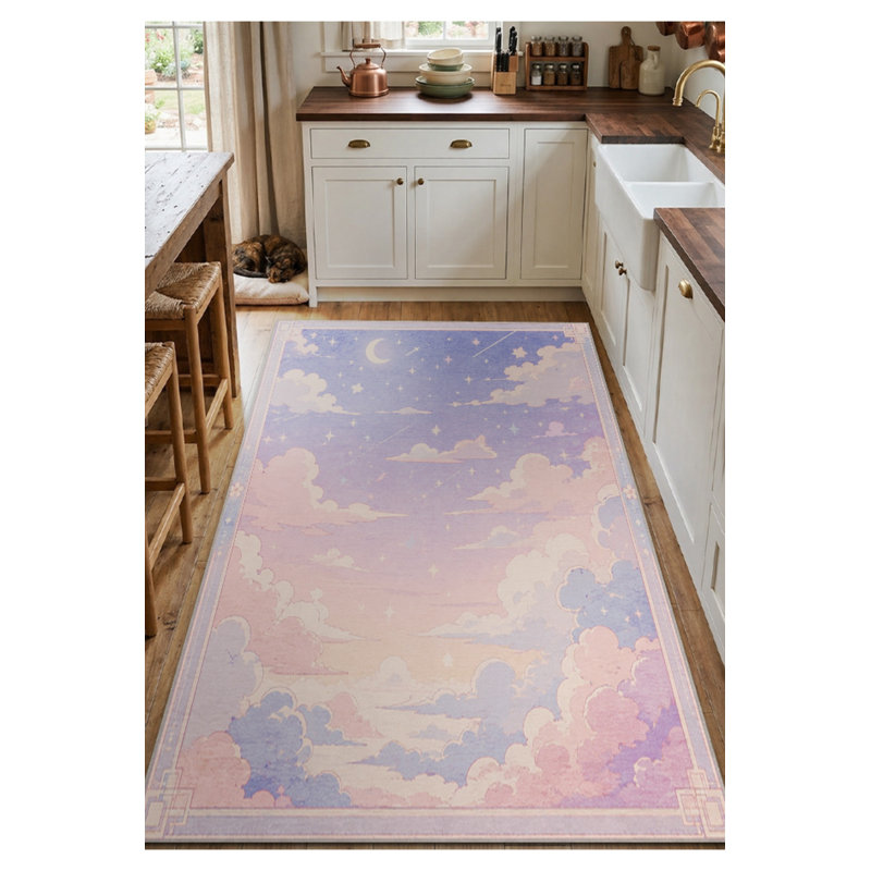 Tapis tissé à la crème Mosso, 3'3" x 9'10"