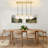 Bette 4 - Light Black Modern Kitchen Island Crystal Pendant With Adjustable Height-972232635