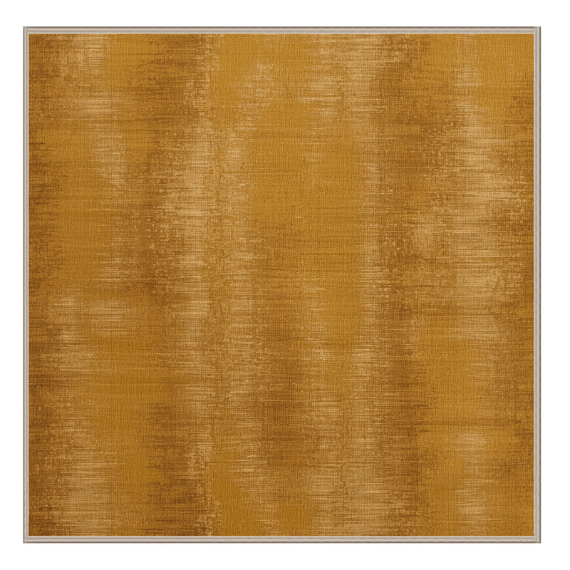 Machine Washable Abstract Brown Area Rug, Square 8'