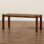 Banc en bois d'acajou / acajou Caelab