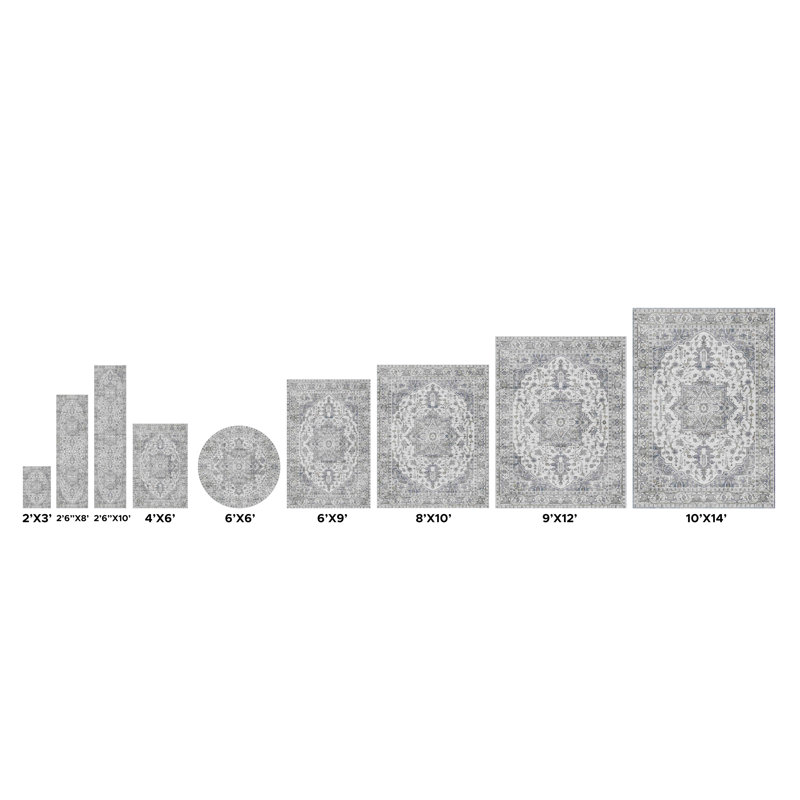 Amadeus Geometric Indoor Rug, Rectangle 10' x 14'