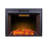 Hull Recessed Electric Fireplace Heater Insert with Overheating Protection, Fire Crackling Sound, Remote Control, Thermostat, 750/1500W, Black-951971807