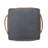 Abedin Cotton and Leather Handmade Ottoman Pouf-346223278