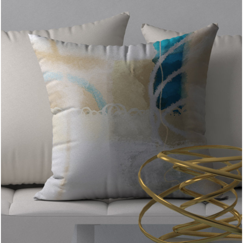Housse et insert de petit coussin carré, H 24 po x l 24 po
