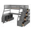 Lit mezzanine simple avec tiroirs Jeffree Kids-658100730-622586015