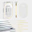 Ashlie Aluminium Oval Wall Mirror-1585772288