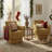 27" Wide Upholstered Swivel Armchair (Set of 2)-803587964