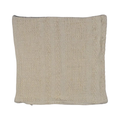 Bonparker Beige Square Throw Cushion