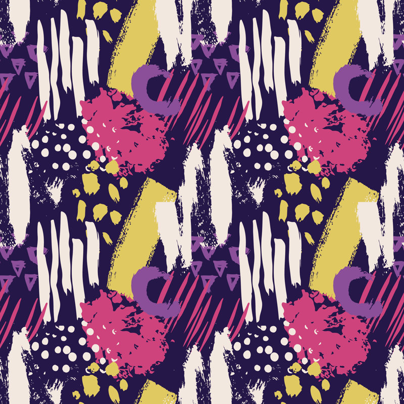 Seamless Pattern - Wrapped Canvas Print, 51cm H x 51cm W x 3.8cm D