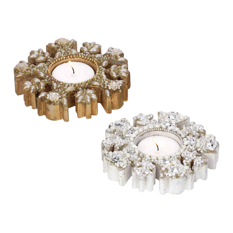 Ensemble de 2 bougies chauffe-plat Snowdrift