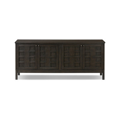 Alessio Media Console-Aged Natural Oak