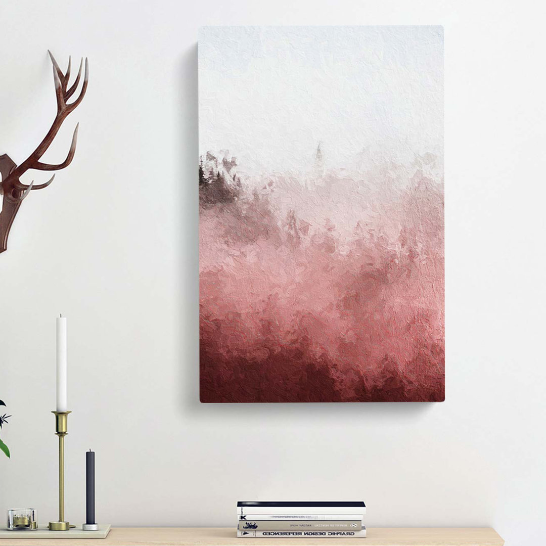 Church In An Italian Forest In Abstract - Wrapped Canvas