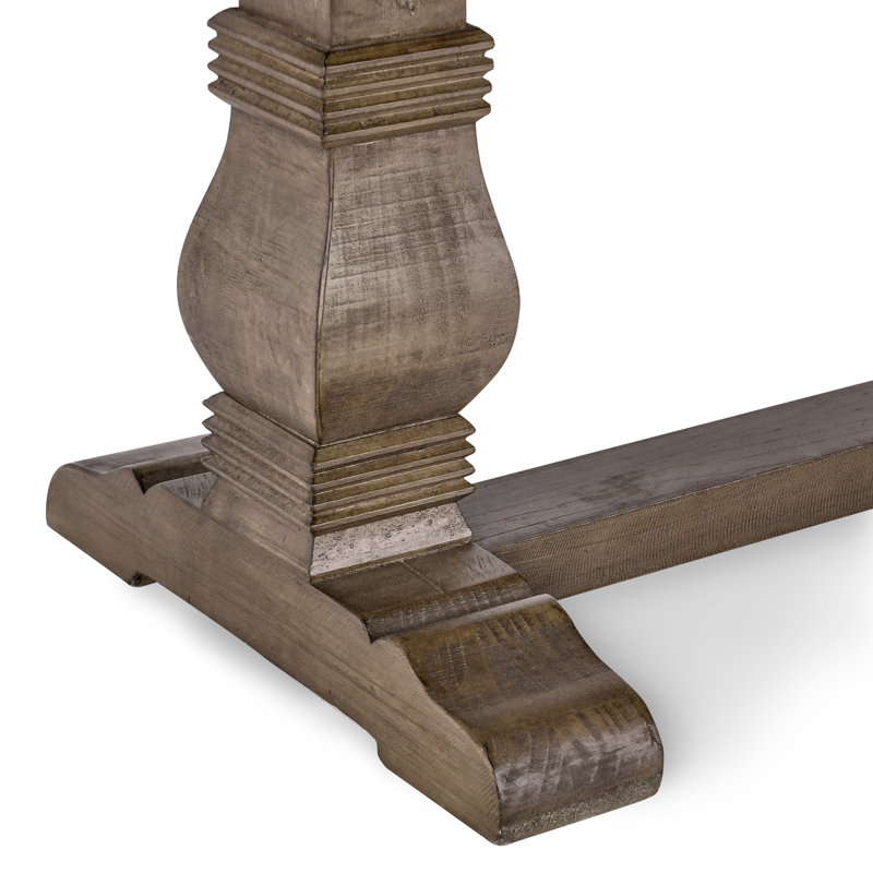 Banc Caleb de 83 po brun vieilli, 18" H x 83" W x 16" D
