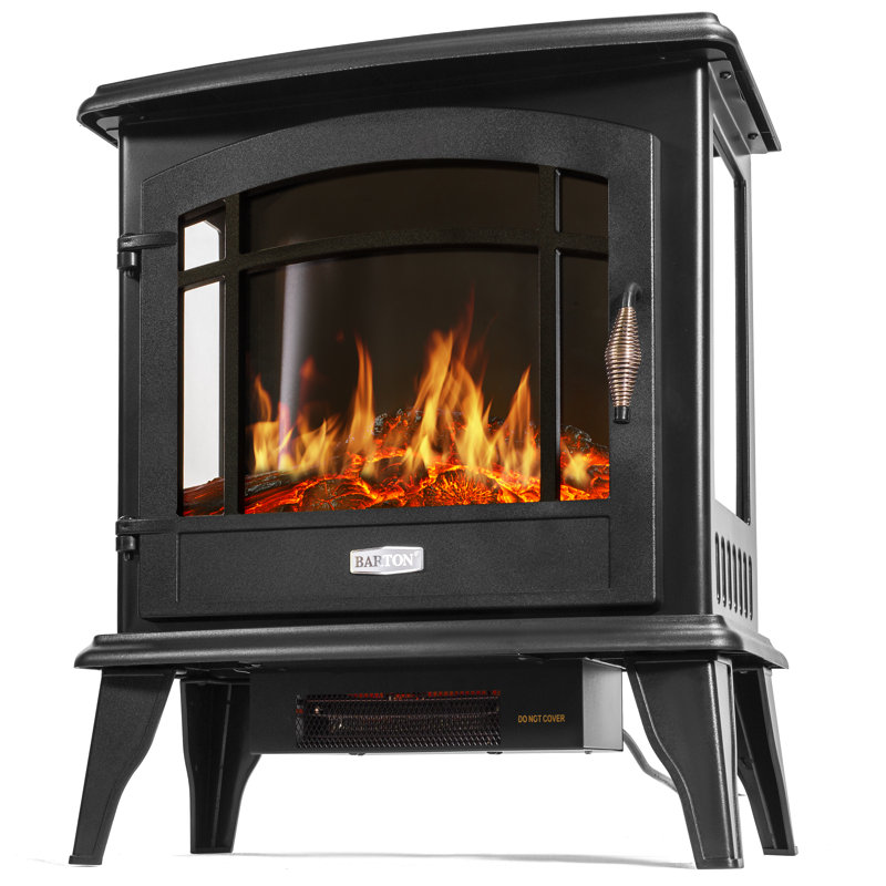 Wolfeboro 20'' W Black Electric Fireplace with 5100 BTU