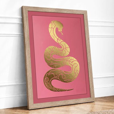 Gilded Serpent Art Deco - Framed Print