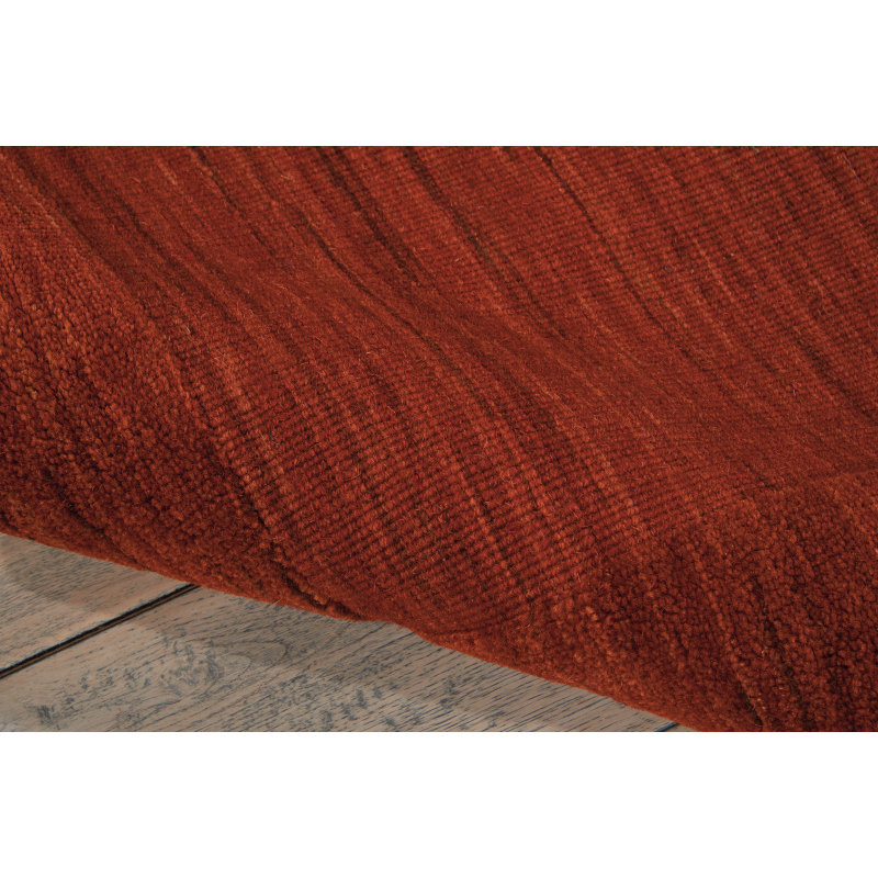 Ripple Wool Area Rug in Barn, Rectangle 5'6" x 7'5"