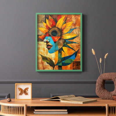 FLORAL Series CDLXXVI  -Premium Framed Print -Ready to Hang - No Nails Required