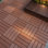 Paquet de 44 tuiles de terrasse extérieures carrées imperméables 12X12 - emboîtables, toutes saisons, antidérapantes et faciles à assembler pour la terrasse de la piscine, le balcon et la cour