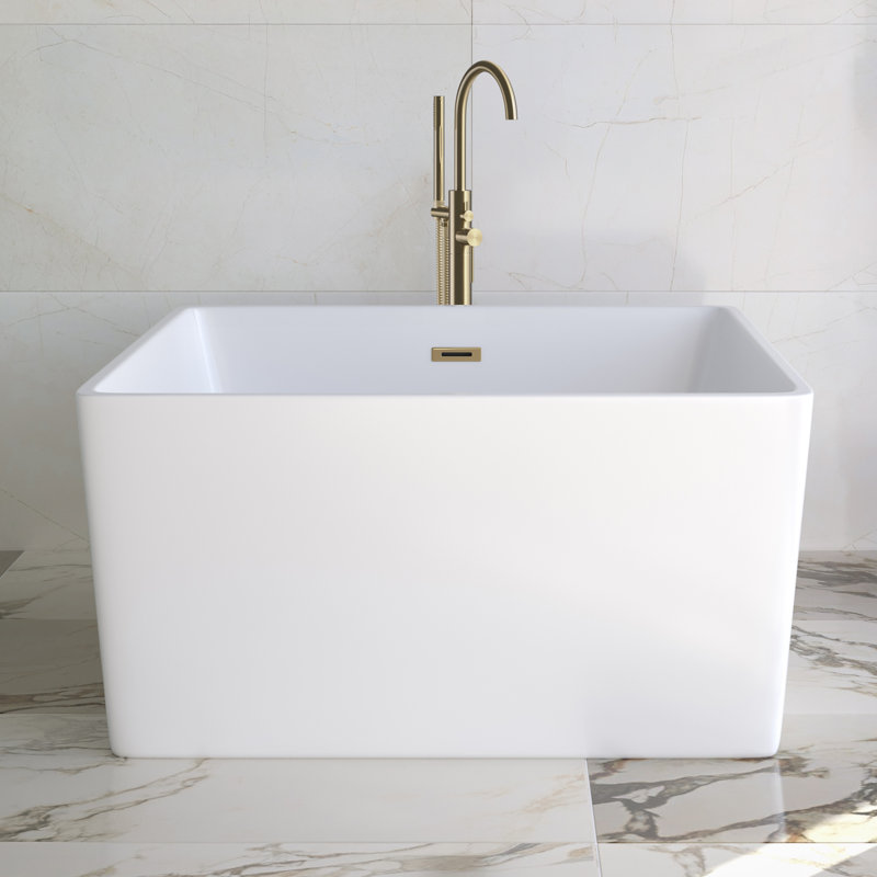 Baignoire carrée autoportante 47 po Voltaire