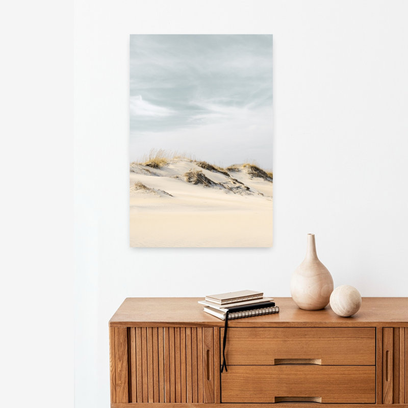 The Days, art abstrait de paysage côtier, H 24 po x l 16 po