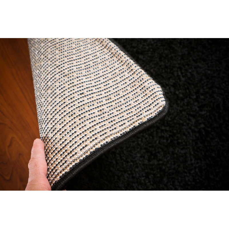 Tapis intérieur / extérieur noir Inamae, Rectangle de 5 pi x 7 pi
