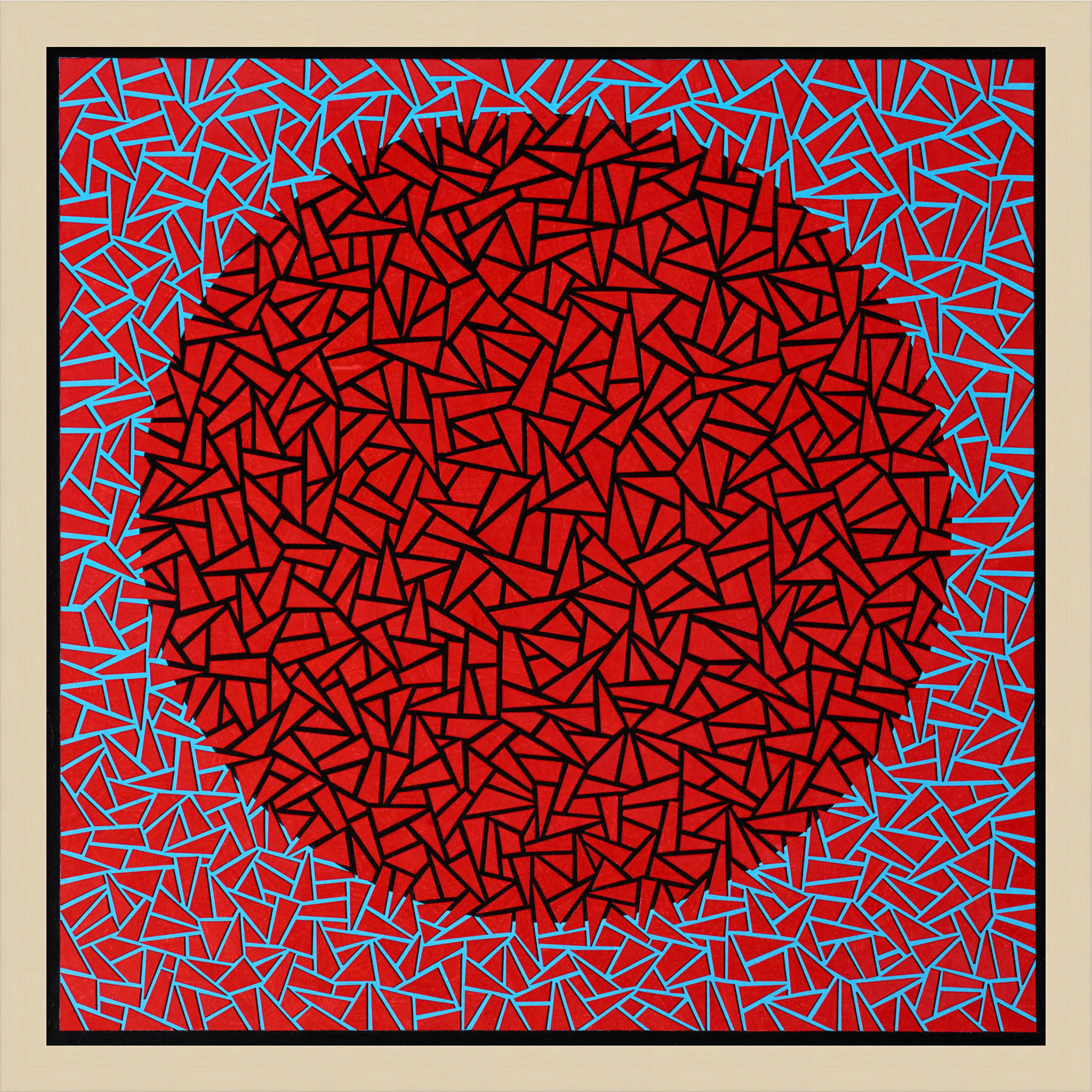 Gods Navel by Alex Dunn, 21" H x 21" W x 1" D, Brown