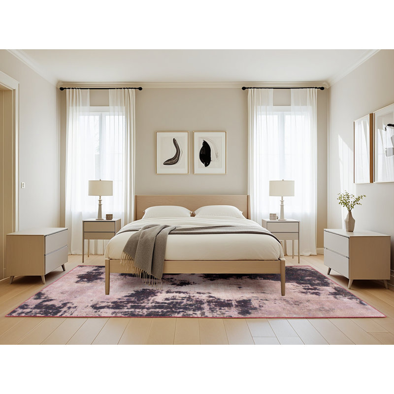 Abstract Indoor Rug, Rectangle 5' x 8'