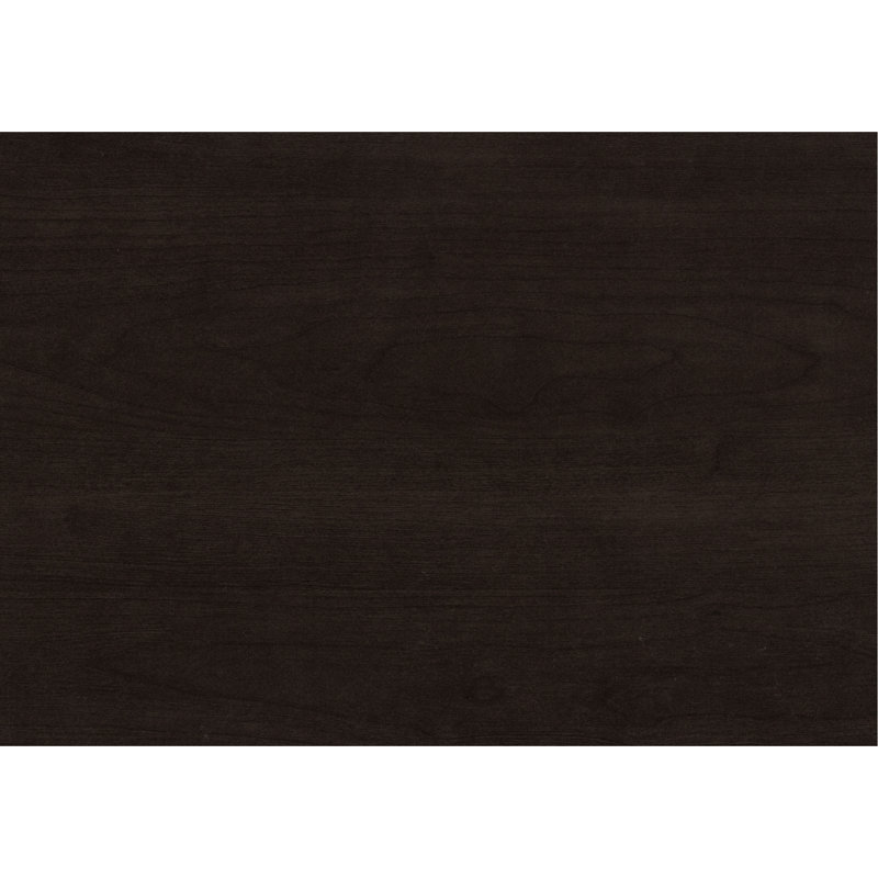 Bureau fonctionnel pour la maison avec tiroir - Stratifié brun foncé, 45,7 cm de large, plateau spacieux de 106,7 cm pour ordinateur portable, compartiment de rangement